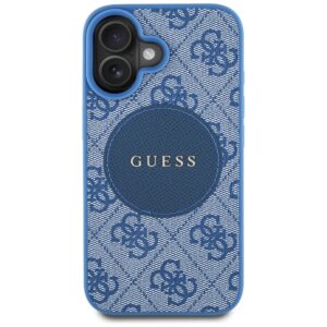 Dėklas Guess 4G Circle Classic Logo MagSafe skirtas Apple iPhone 16 blue - Image 3