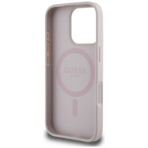 Dėklas Guess 4G Circle Classic Logo MagSafe skirtas Apple iPhone 16 Pro Max rožinės spalvos - Image 7