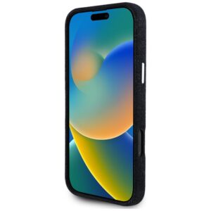 Dėklas Guess Denim Triangle Logo MagSafe skirtas Apple iPhone 16 Pro Max juodos spalvos - Image 5