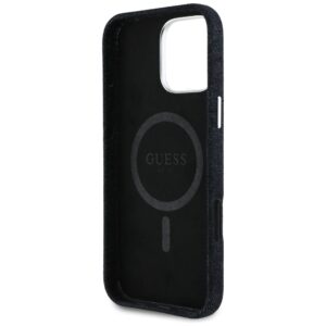 Dėklas Guess Denim Triangle Logo MagSafe skirtas Apple iPhone 16 Pro Max juodos spalvos - Image 7