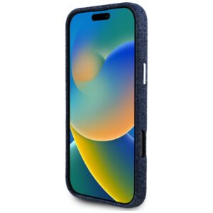 Dėklas Guess Denim Triangle Logo MagSafe skirtas Apple iPhone 16 Pro Max blue - Image 5