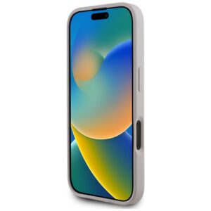 Dėklas Guess Grained Roses Big 4G logo skirtas Apple iPhone 16 violetinės spalvos - Image 5