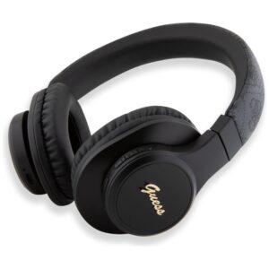 Ausinės Guess Bluetooth 4G     Leather Tone On Tone Script juodos spalvos - Image 2