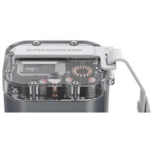 Powerbank 4smarts Lucid Ultra 40000mAh 100W pilkos spalvos - Image 2