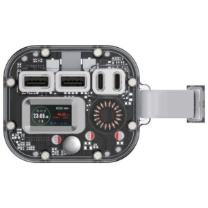 Powerbank 4smarts Lucid Ultra 40000mAh 100W pilkos spalvos - Image 3