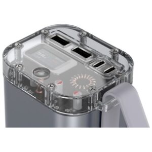 Powerbank 4smarts Lucid Ultra 40000mAh 100W pilkos spalvos - Image 4