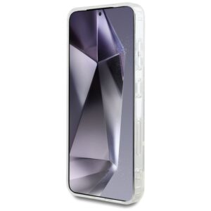 Dėklas Karl Lagerfeld Button Choupette Head Printed Logo MagSafe Samsung Galaxy S25 baltos spalvos - Image 5