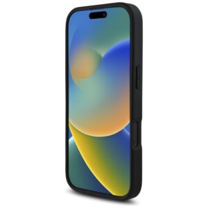 Dėklas Karl Lagerfeld HC Grained PU Cardslot Metal Elong skirtas Apple iPhone 16 Pro Max juodos spalvos - Image 5