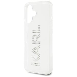 Dėklas Karl Lagerfeld IML Rhinestones Logo skirtas Apple iPhone 16 skaidrus - Image 6