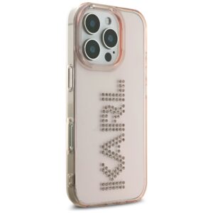Dėklas Karl Lagerfeld IML Rhinestones Logo skirtas Apple iPhone 16 Pro rožinės spalvos - Image 4