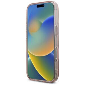 Dėklas Karl Lagerfeld IML Rhinestones Logo skirtas Apple iPhone 16 Pro Max rožinės spalvos - Image 5