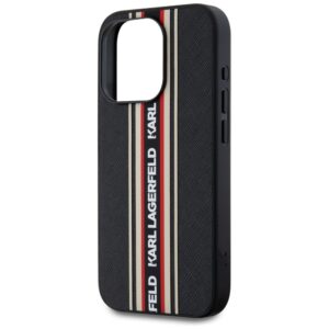 Dėklas Karl Lagerfeld Saffiano Athleisure Stripes Cord skirtas Apple iPhone 15 Pro Max red - Image 5