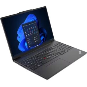 Nešiojamas kompiuteris Lenovo ThinkPad E16 G2 R5 / 16GB / 1TB SSD / 16" WUXGA IPS / AMD Radeon 660M / Windows 11 Pro / juodos spalvos, US išdėstymas - Image 3