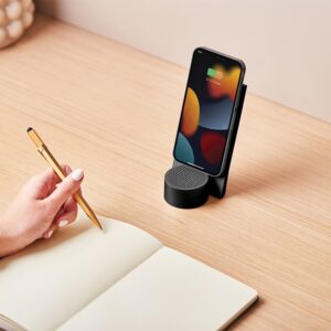 Lexon City Energy Pro 10W belaidis įkroviklis su Bluetooth kolonėle juodos spalvos LD145N - Image 4