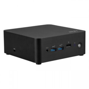 Mini desktop PC MSI Cubi NUC 1M-260BEU Core 3 / 8GB / 512GB SSD / WiFi 6E + BT 5.3 / 2x2.5Gbps / Windows 11 Home / juodos spalvos - Image 4