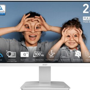 Monitorius MSI PRO MP2412W / 23.8" / FHD / VA / 100Hz / 1ms (MPRT) / baltos spalvos