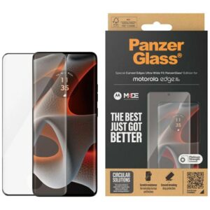 Apsauginis stiklas PanzerGlass Ultra-Wide Fit skirtas Motorola Edge 50 Pro / 50 Ultra - Image 1