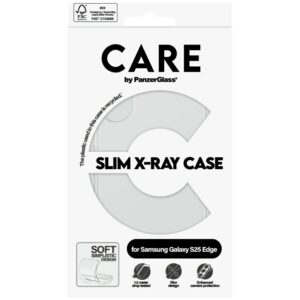 Dėklas CARE by PanzerGlass Fashion X-Ray skirtas Samsung Galaxy S25 Edge transparent - Image 4