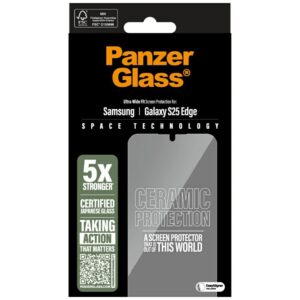 Ceramic glass PanzerGlass Ultra-Wide Fit skirtas Samsung Galaxy S25 Edge - Image 4