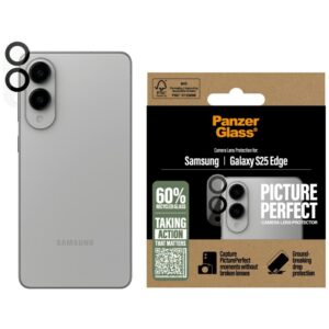 Apsauginis stiklas kamerai PanzerGlass PicturePerfect Lens Protector skirtas Samsung Galaxy S25 Edge - Image 1