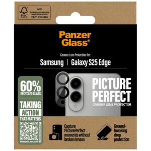 Apsauginis stiklas kamerai PanzerGlass PicturePerfect Lens Protector skirtas Samsung Galaxy S25 Edge - Image 4