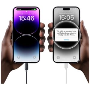 Kabelis USAMS KY Series US-SJ692 30W USB-C į Lightning 1m baltos spalvos - Image 6