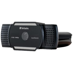 Verbatim Full HD 1080p internetinė kamera su mikrofonu AWC-01 juodos spalvos 49578 - Image 3