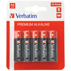 Verbatim Bateria alkaline AA LR6 20vnt juodos spalvos 49877 - Image 5