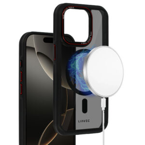 Liavec Hybrid Smoke Magsafe dėkals skirtas Apple iPhone 15 Pro Max - Image 8