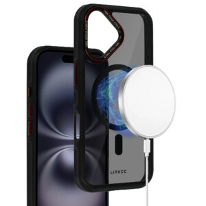 Liavec Hybrid Smoke Magsafe dėkals skirtas Apple iPhone 16 - Image 8