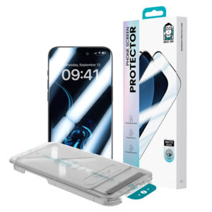 Benks Apsauginis stiklas Joy Touch Matte Glass (0N65) skirtas Apple iPhone 16 Pro juodas - Image 2