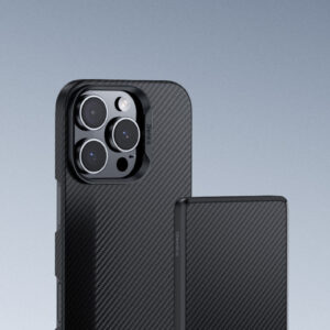 Benks Dėklas Magnetic Armor Air Kevlar PC Frame 600D (E065) skirtas Apple iPhone 16 Pro juodos spalvos - Image 9