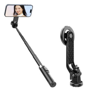 Blavec Selfie Stick Aluminium Fusion P06 Magsafe tripod + distancinis + ištraukimas 1,34 metro (SSFP06-MTRHB134) juodos spalvos - Image 4