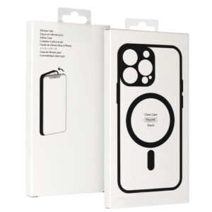 Acrylic Color Magsafe Dėklas skirtas Samsung Galaxy S25 Edge juodos spalvos - Image 6