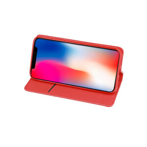 Smart Book MAGNET Dėklas skirtas Samsung Galaxy S25 EDGE RED - Image 4