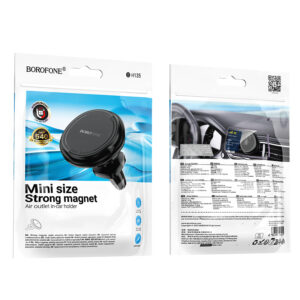 Borofone automobilinis laikiklis BH135 Parker magnetic to air vent juodos spalvos - Image 9