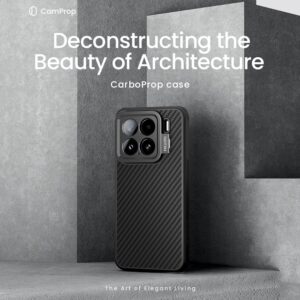 Nillkin CarboProp Aramid Magnetic dėklas skirtas Xiaomi 15 juodos spalvos - Image 2