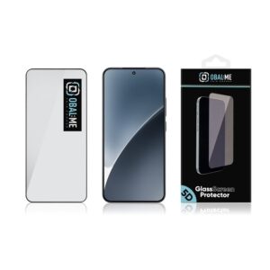 OBAL:ME 5D apsauginis stiklas Screen Protector skirtas Xiaomi 15 juodos spalvos - Image 2