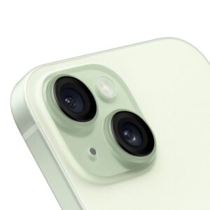 OBAL:ME lešio apsauga skirta Apple iPhone 15/15 Plus žalios spalvos
