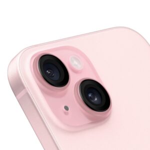OBAL:ME lešio apsauga skirta Apple iPhone 15/15 Plus rožinės spalvos
