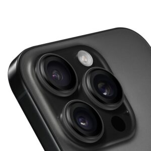 OBAL:ME lešio apsauga skirta Apple iPhone 15 Pro/15 Pro Max juodos spalvos Titanium