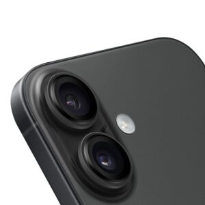 OBAL:ME lešio apsauga skirta Apple iPhone 16/16 Plus juodos spalvos
