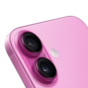 OBAL:ME lešio apsauga skirta Apple iPhone 16/16 Plus rožinės spalvos