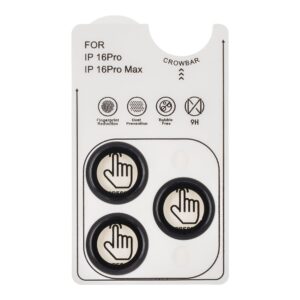 OBAL:ME lešio apsauga skirta Apple iPhone 16 Pro/16 Pro Max juodos spalvos Titanium - Image 2