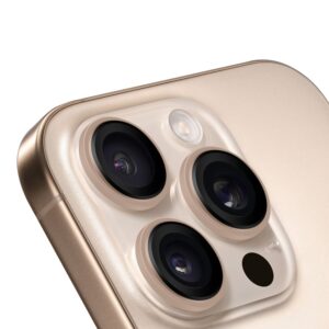 OBAL:ME lešio apsauga skirta Apple iPhone 16 Pro/16 Pro Max Desert Titanium