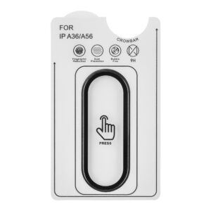 OBAL:ME lešio apsauga skirta Samsung Galaxy A36 5G juodos spalvos - Image 2