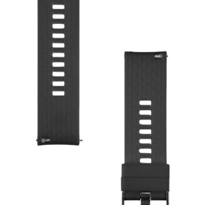 Tactical Quick Release silikoninė apyrankė 22mm juodos spalvos