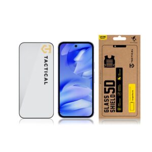 Tactical apsauginis stiklas Shield 5D skirtas Google Pixel 9a juodos spalvos - Image 2