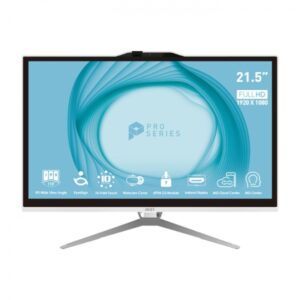 All-in-one MSI PRO AP222T 13M-092XEU i5 / 8GB / 256GB SSD / 21.5" FHD / Windows 11 Home / baltos spalvos