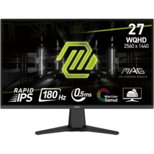 Monitorius MSI MAG 275QF 27" / WQHD / Rapid IPS / 180Hz / 0,5ms GtG juodos spalvos - Image 1